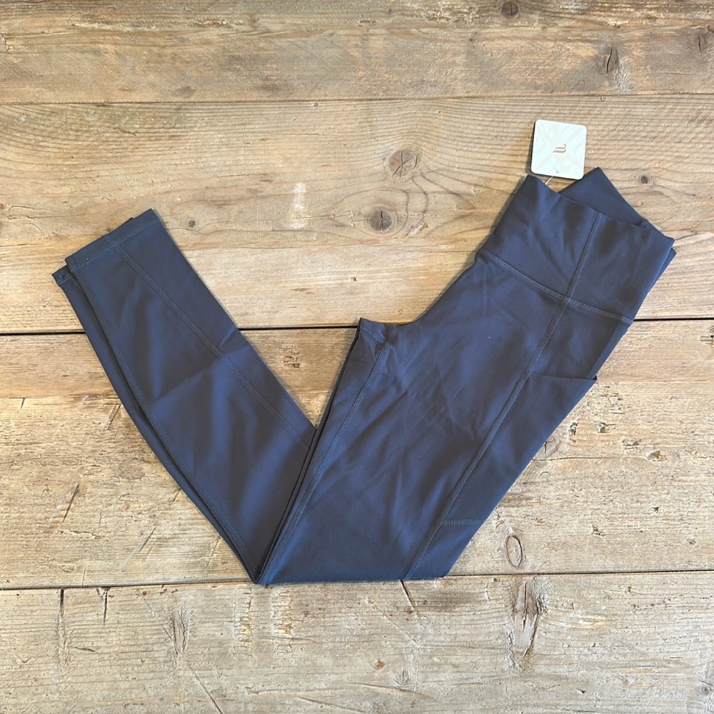 NWT- Fabletics PureLuxe HW Pocket Full length Legging- MIDNIGHT (27 inch inseam) - Picture 2 of 12